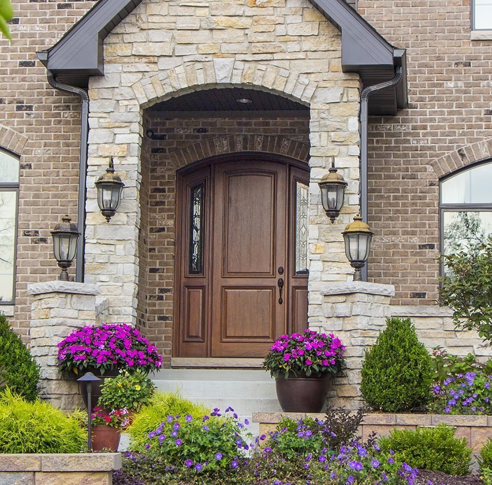 Flawless Arched Front Door