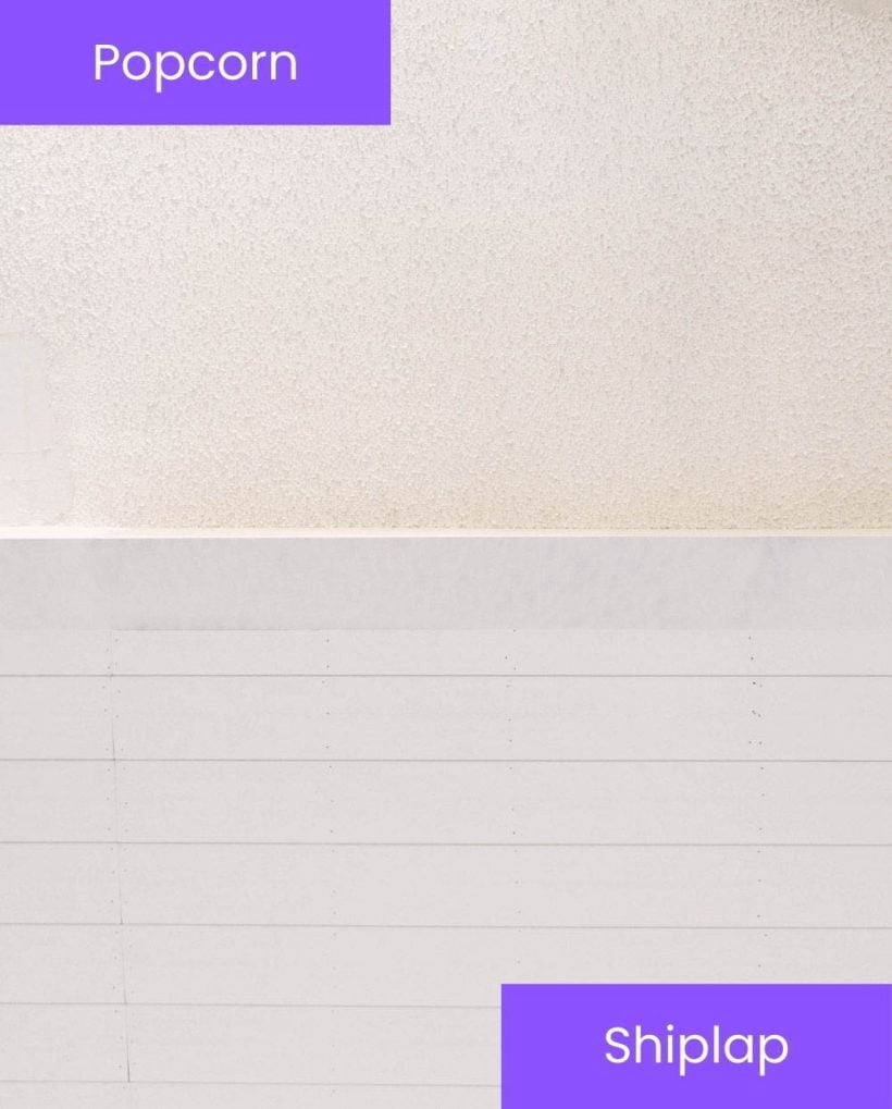 Can You Put Shiplap Over Popcorn Ceiling