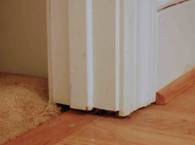 How To Fix Gap Between Door Jamb and Floor