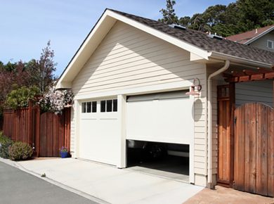 How to Put a Garage Door Back On Track