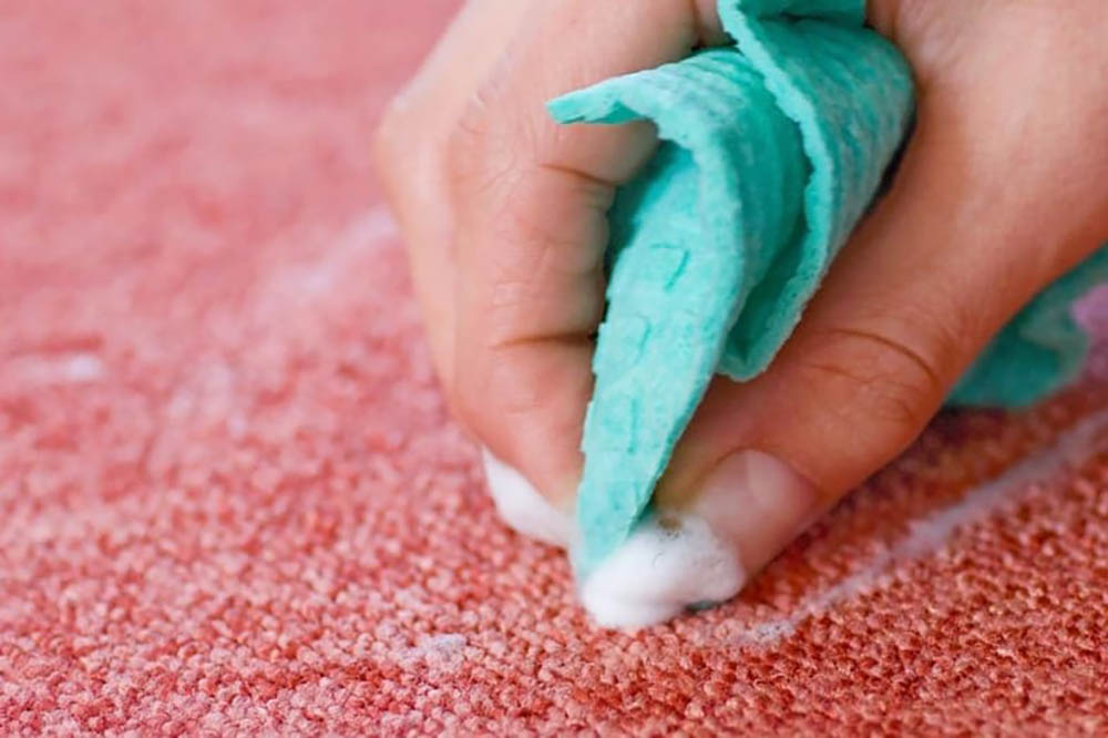 how to get gum out of carpet with hair spray