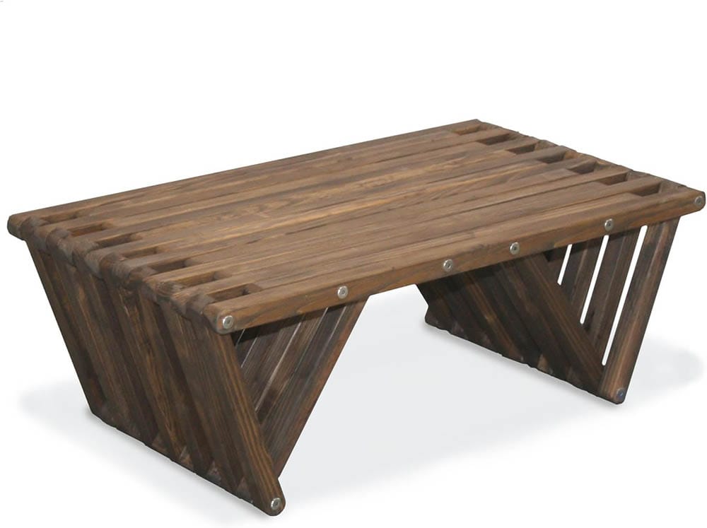 GloDea CTX Coffee Table Wood Espresso Brown