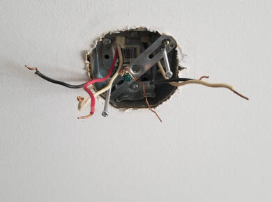 How to Wire a Light Fixture With Red, Black, and White Wires