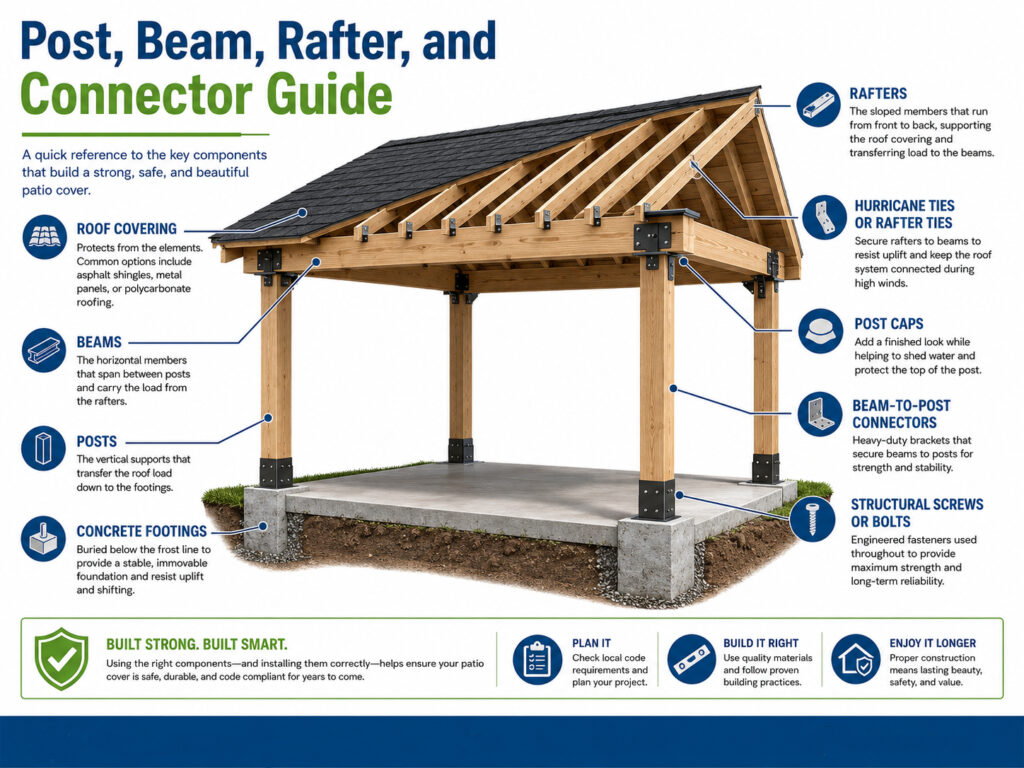 Post, Beam, Rafter, and Connector Guide