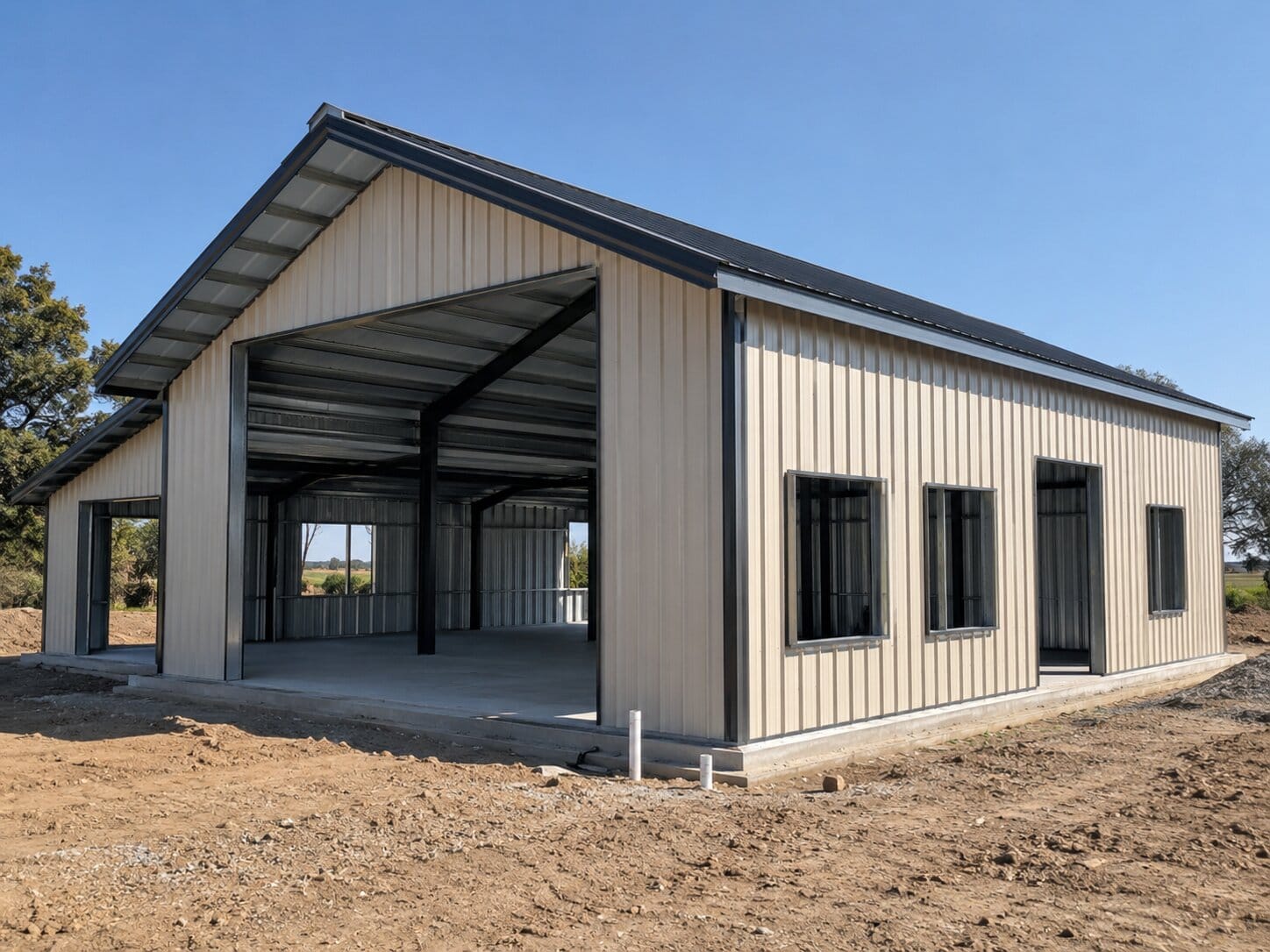 Pre-Engineered Metal Building Home Shell