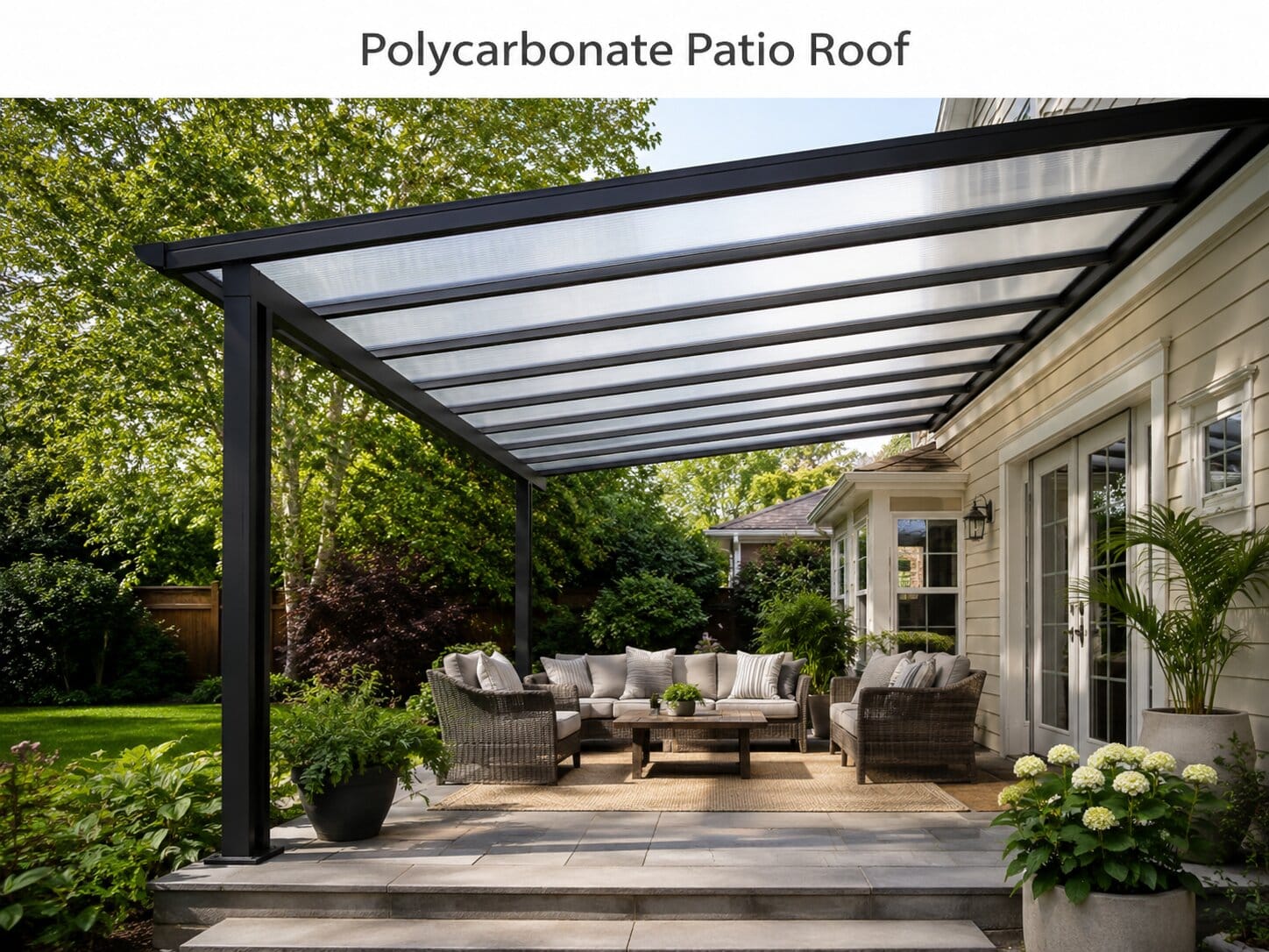 5. Polycarbonate Patio Roof