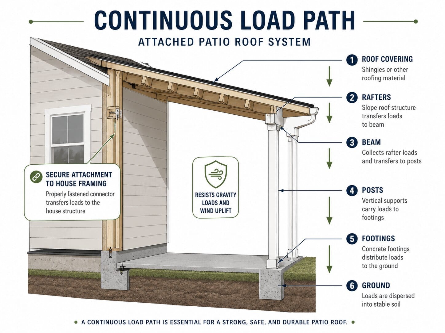 A basic load path looks like this: