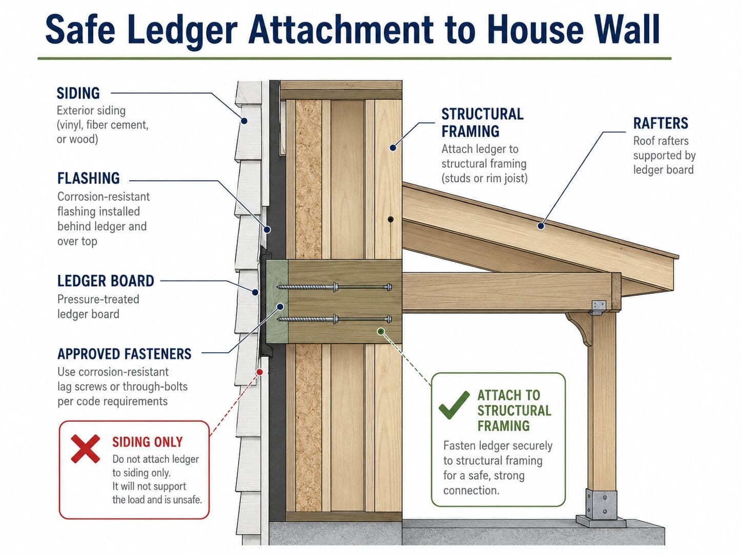Key Components of an Attached Patio Roof