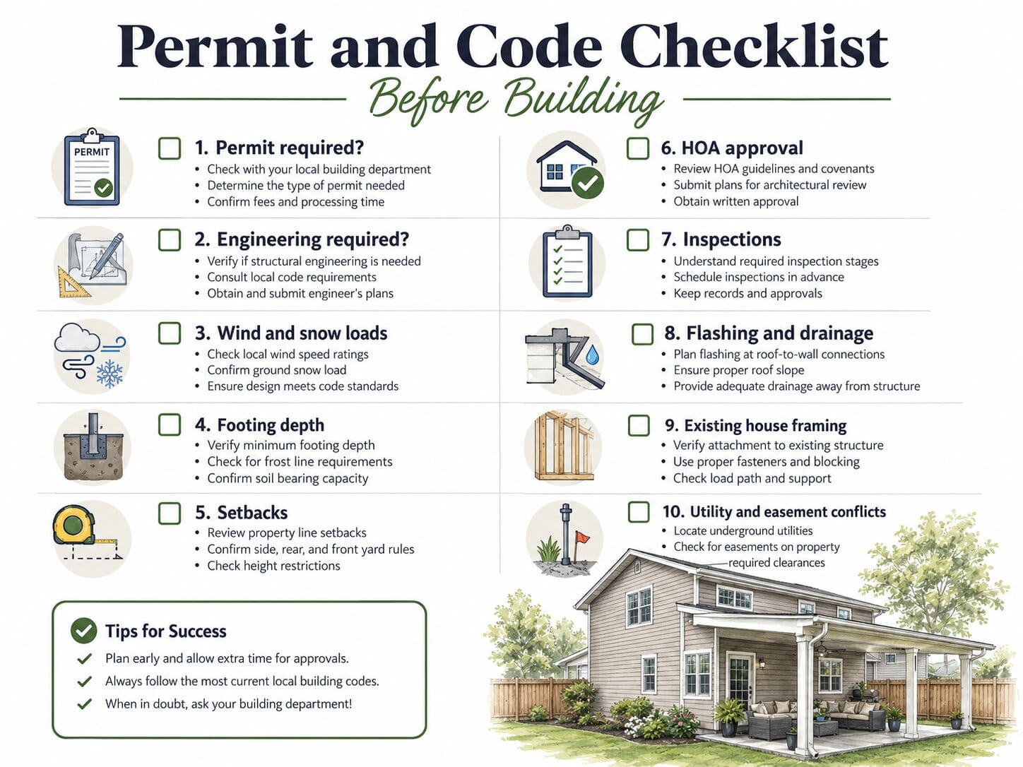 Do You Need a Permit for an Attached Patio Roof?