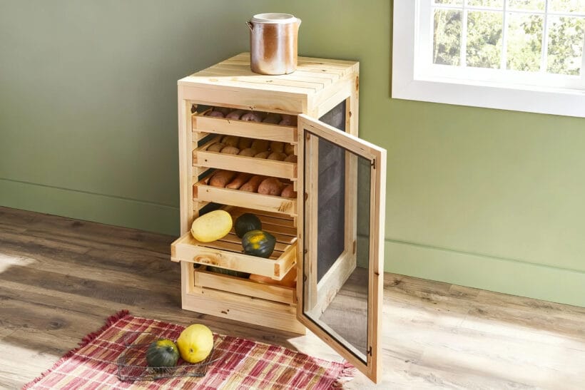 How to Build a Vegetable Bin Cupboard