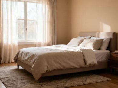 Decorate a Bedroom with a Bed in Front of a Window