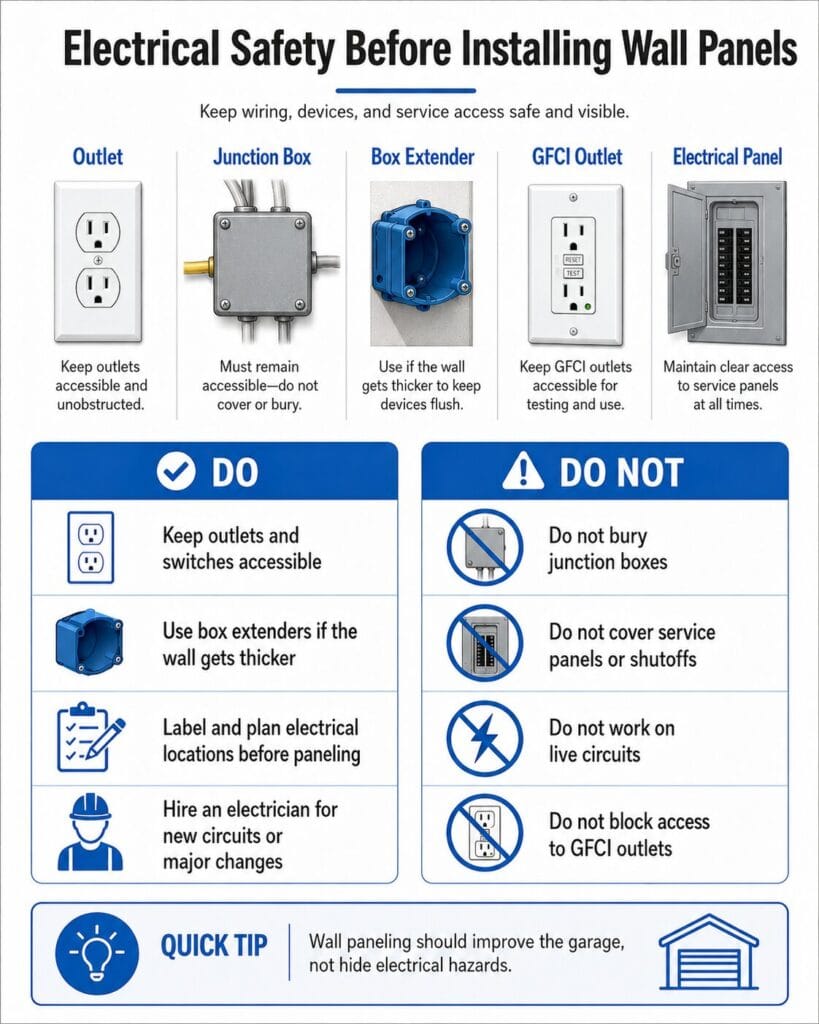 Electrical Safety Before Installing Wall Panels