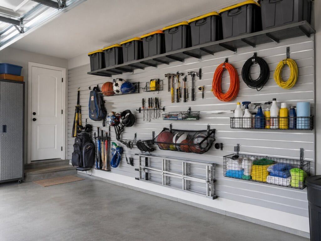 Garage Slatwall Storage System